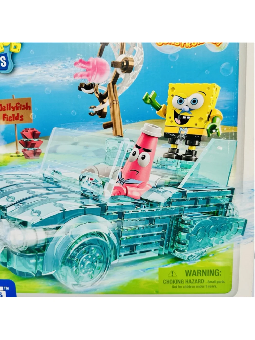 Mega Bloks Spongebob Squarepants Invisible Boatmobile Rescue Boat Sealed Box